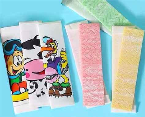 棒状口香糖和泡泡糖